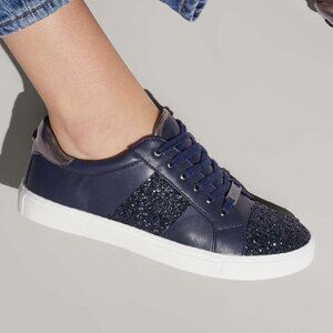 Kurt Geiger/Carvela - embellished navy blue sneakers NEW IN BOX!